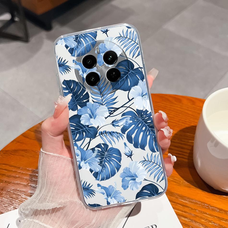 For Oppo Realme 12 Pro Plus Case For Realme12 4G 5G Phone Cover Cute Anime Transparent Soft Slim Protective Bumper Funda Coque