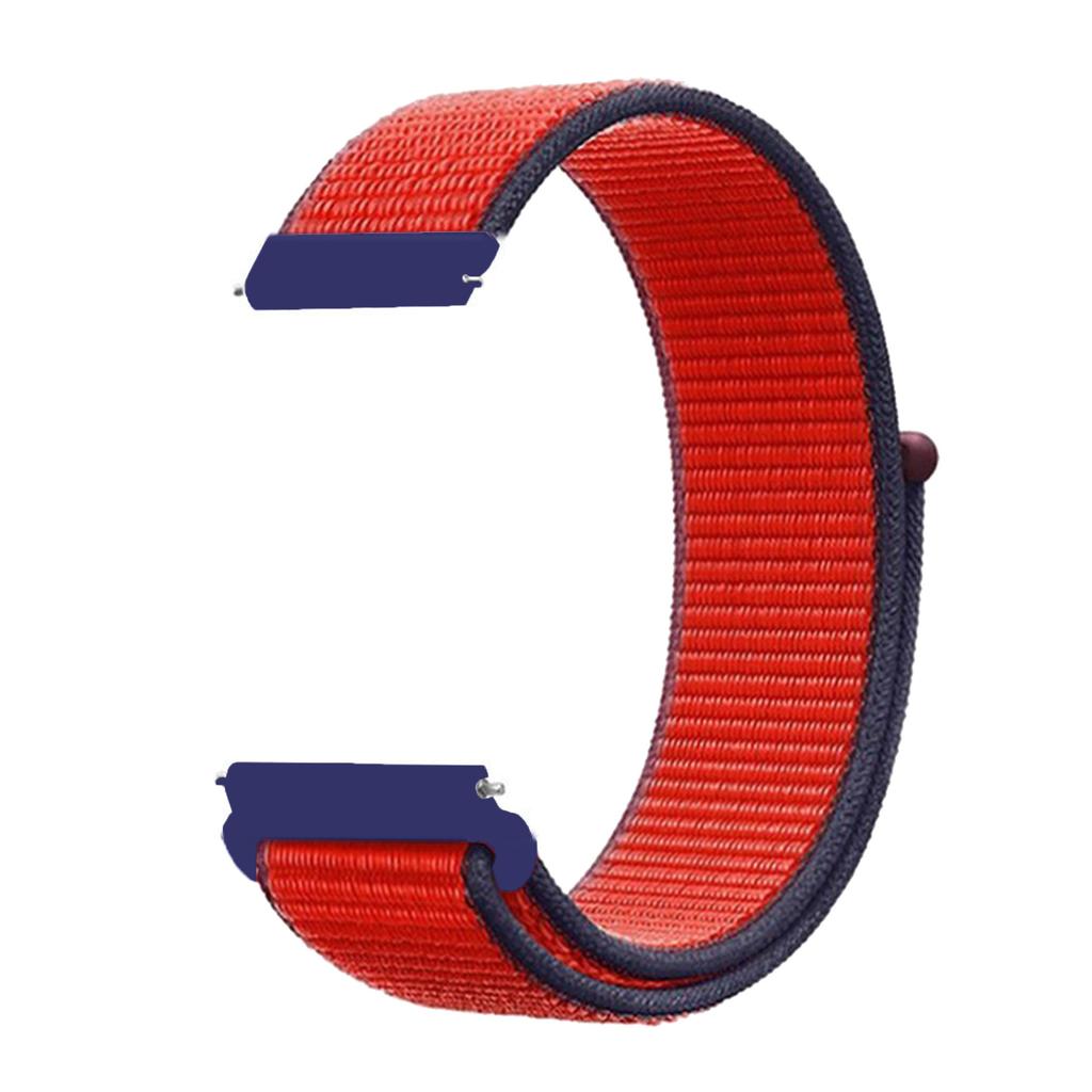 20mm 22mm Nylon Loop Band for Samsung Galaxy Watch 7/6/Classic/5/4/3/Gear S3 Wristband Huawei Watch 4/GT-2-3-Pro/Amazfit GTR/GTS