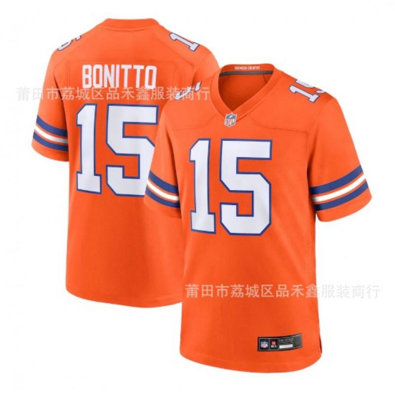 Denver Broncos NFL Football Jersey Surtain II Bo Nix Fan Apparel Cotton Team Sports Uniform Men Women
