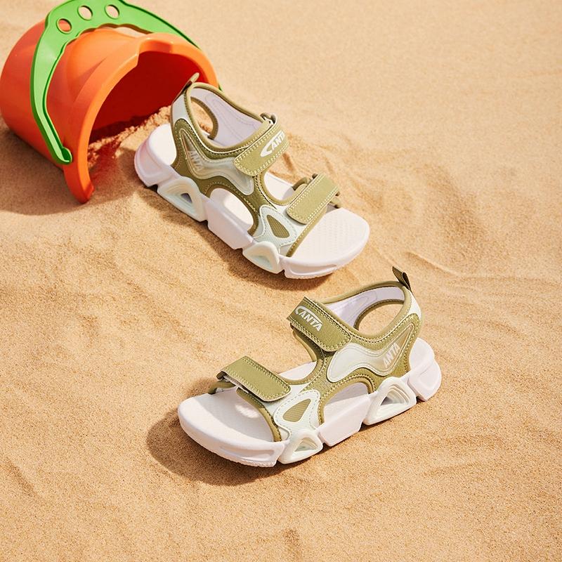 Anta Kids Outdoor Series Trendy Comfortable Versatile Open-Toe Non-Slip Breathable Quick-Dry Lightweight Shock-Absorbing Low-Top Sandals A312429927H-4