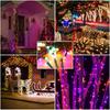 Solar Powered Outdoor Fairy Lights Ip65 Waterproof 8 Lighting Modes Suitable For Christmas Decoration Wedding Decoration