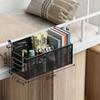 Suspended Bedsides Storage Rack Space Saving Design Sturdy Iron Construction Quick Easy Installation for Small Spaces