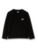 Lee Back Print Long Sleeve Football Sizes Kids' T-Shirt, Black, 110-150cm