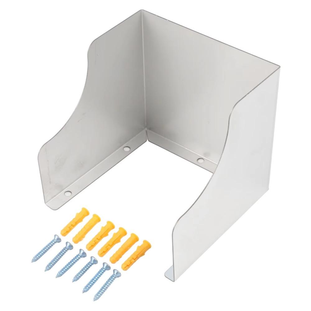 Stainless Steel Waterproof Socket Cover Rainproof Anti-collision Outdoor Switch Protection Socket Household Items