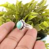Green Amazonite Gemstone 925 Sterling Silver Jewelry Handmade Ring Gift For Wife RR-7-22