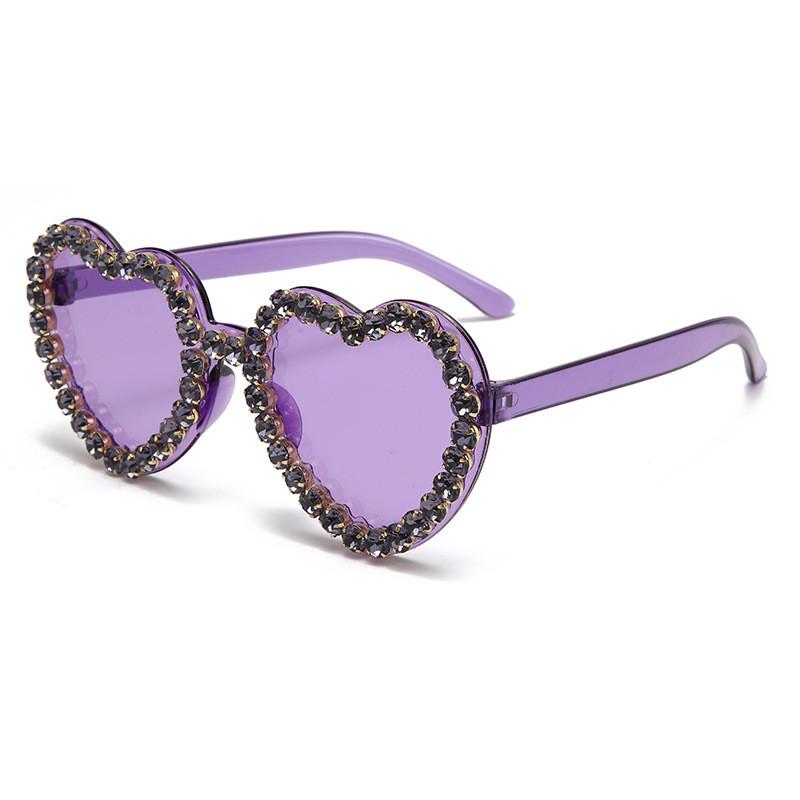 Fashion Heart Shaped Sunglasses For Women Men With Pc Frame Autumn
