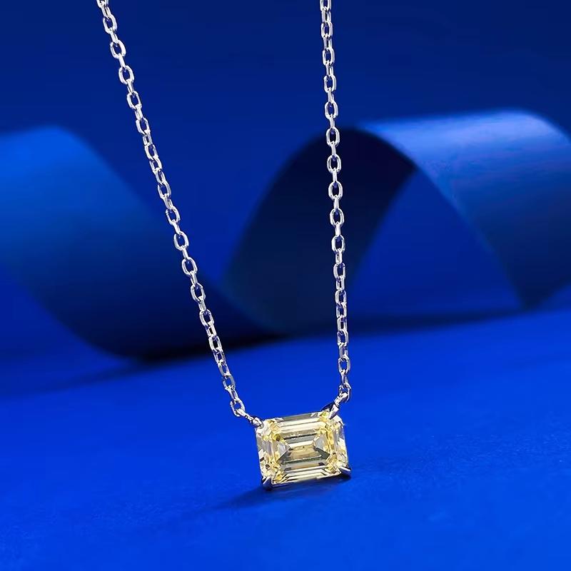 New S925 Silver Ancient Style Road Connection Necklace Pendant Fashionable and Simple Wedding Jewelry