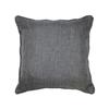 Coussin - Chambray - Newton - 40 cm - Gris Anthracite - 100% Polyester