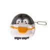 Girls' Fun Cartoon Penguin Crossbody Bag & Coin Purse – Plush Headphone Storage & Pendant Gift