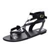 Womens Summer Boho Flip Flops Cross T Strap Thong Flat Casual Shoes