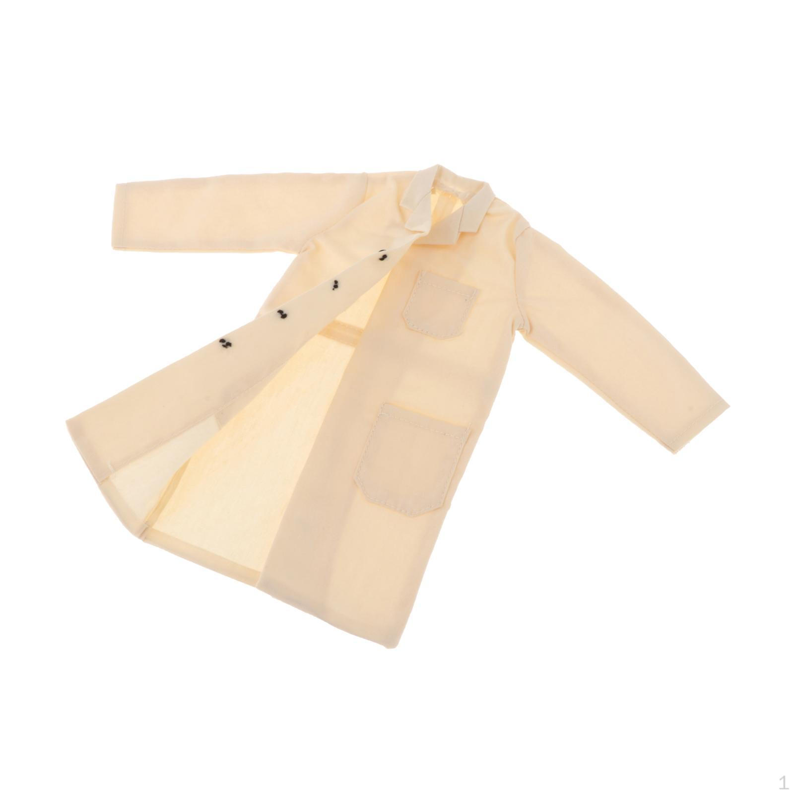 

1/6 Мужская фигурка Clos Coat Hand Stylh Фигурки Ветровка для 12-дюймовых кукол бежевый