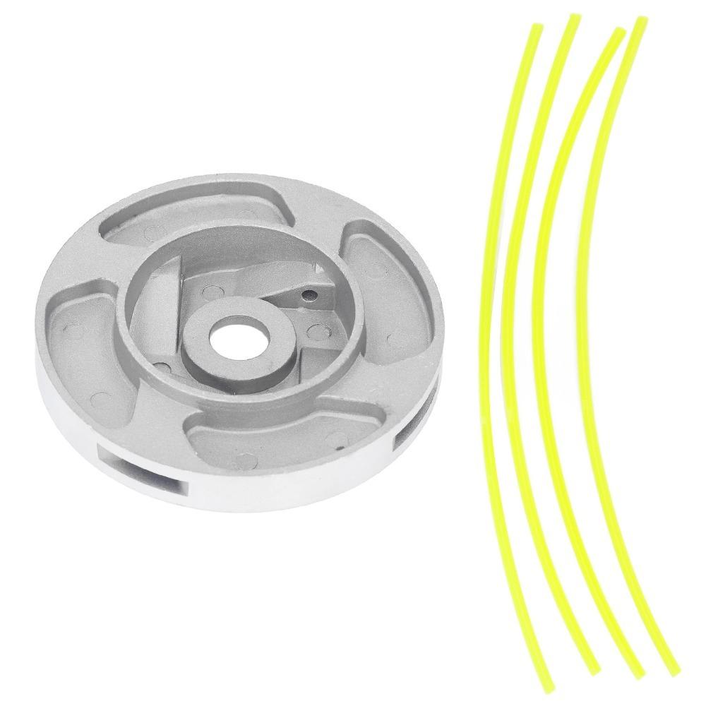 1pcs/3pcs Circular Shape Trimmer Head Replacement Universal Fit Grass Trimming Head For Weed Eater