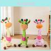 Plush Giraffe Toy With Volume Control And Dancing Motion Gift For Kids