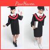 Doctoral Performance Master Gowns Kids Cosplay Costume Halloween Gift Party