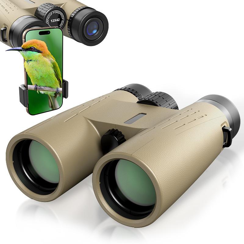 Binoculars12×42High Magnification Low Light Night Vision Outdoor Travel Special Portable