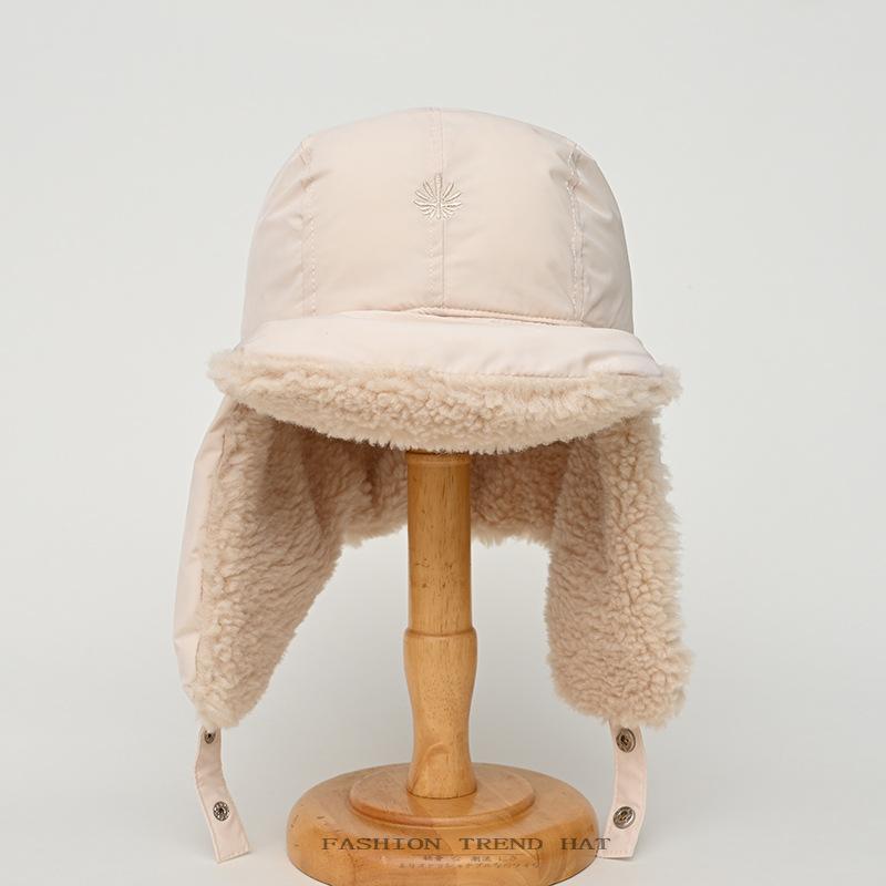 Thunderbolt Hat Men and Women Winter Padded Thickened Ear Protection Cap Cycling Outdoor Ski Ins Warm Cold Cotton Cap
