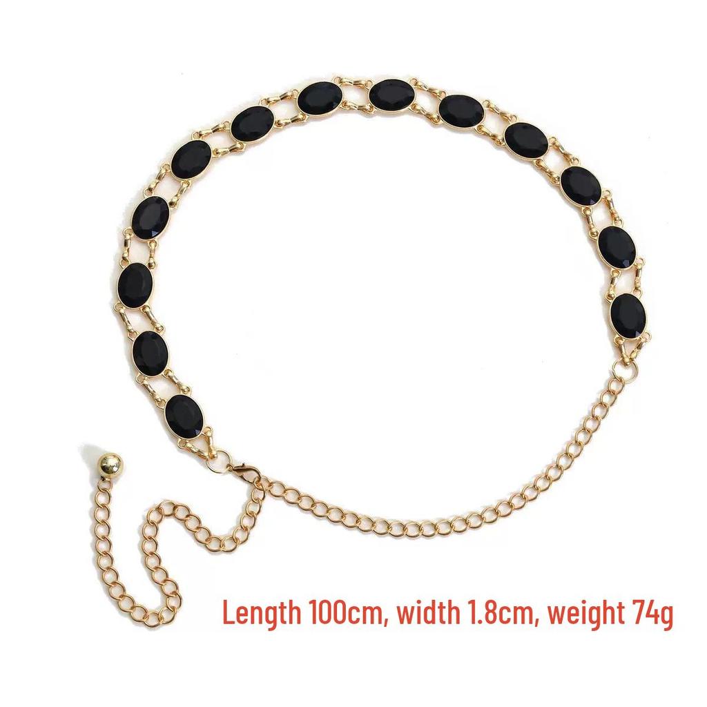 Damen Ethno-Stil Schmetterling Taillenkette: Modischer Metallgürtel für Rock oder Kleid