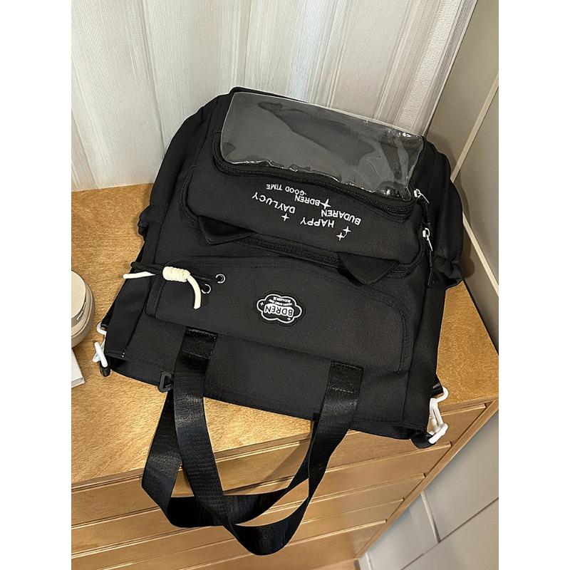 New Japanese Ins Wind Backpack Splash Proof Sweet Leisure Bag Travel Light and Large Capacity Female Backpack.