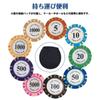 CHANJIF Golfballmarker 13-teiliges Set Magnetisches Casino-Chip-Design