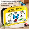 Child Simulation Insect Model 4D Assembled Puzzle Animal Toy Butterfly Bee Mantis Action Figures Educational Kid Toy Gift