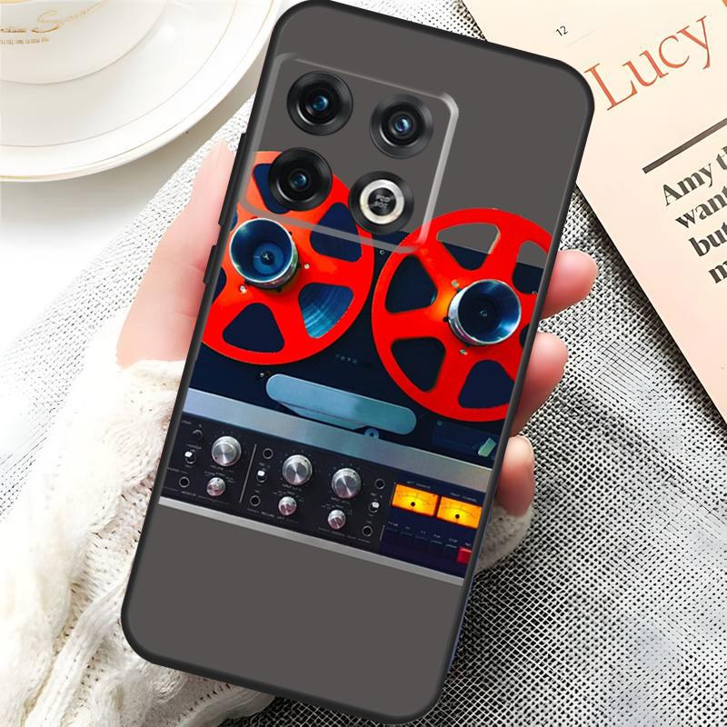 Vintage Reel Tape Recorder Cover For OnePlus 13R 15 13 13T 12 12R 10T 11 10 Pro OnePlus Nord 5 CE 3 4 Lite N20 N30 Case