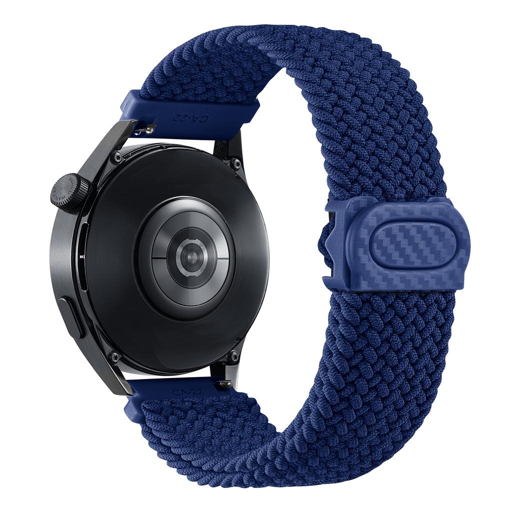 Strap For Samsung Galaxy Watch 7 6 4 classic/5 pro/active 2/s3/46 braided solo loop bracelet Huawei watch GT2 3 4 20mm/22mm Band