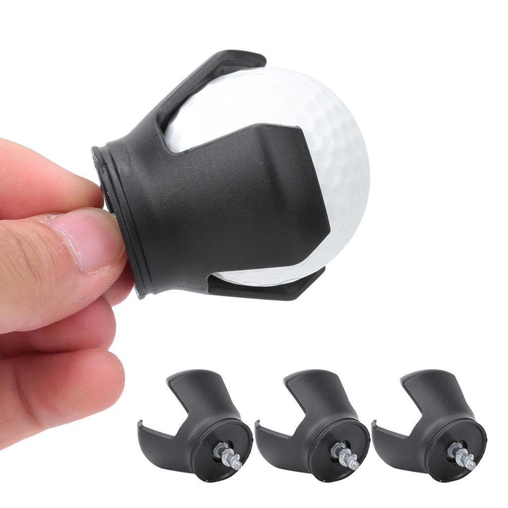3Pcs Golf Ball 3-Prong Manual Pick Up Tool Sucker Claw Picking Device Accessory for Golf Putter Grip