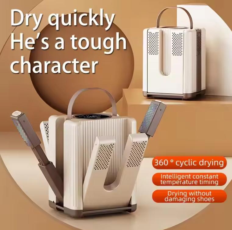 Xiaomi Six Arm Shoe Dryer Foldable Electric Shoe and Boot Dryer Timing Control Household Shoe Warmer Portable Heater For Socks B