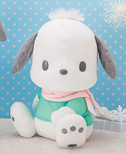 

Pochacco Plush Toy Winter Outing Big Green (Single Item) Approx. 31cm