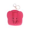 Pu Leather Elephant Money Bag Women Coin Purse With Key Ring Multifunctional Zipper Cartoon Storage Bags Key Case