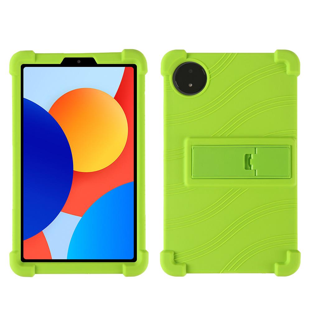 

For Redmi Pad SE 4G (2024) Case 8.7 Tablet PC Kickstand Funda with 4 Shockproof Airbags Kids Safety Redmi Pad SE 8.7 зелений