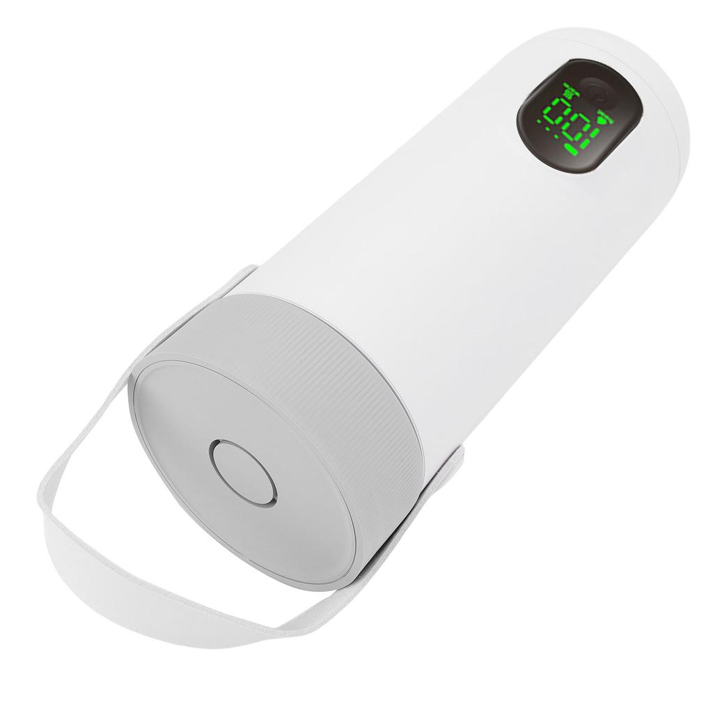 Fierbător Electric de Călătorie Calarget cu Cablu Mic pentru Cafea, Spumător de Lapte cu Mâner 350ml pentru Mașină