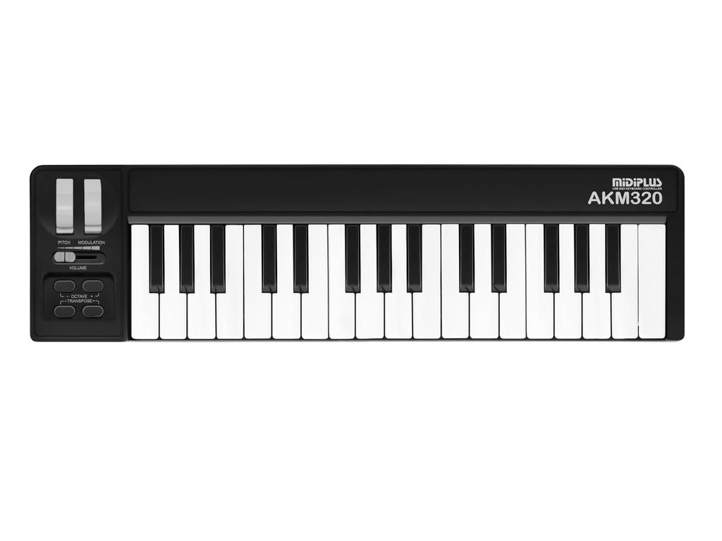 MIDIPLUS AKM320 MIDI Keyboard Controller (Black)