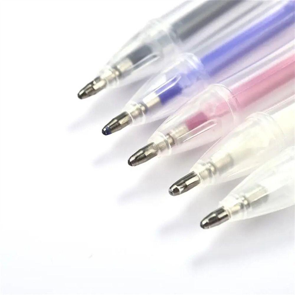 40Pcs Coarse Rod Heat Erasable Marking Pen Fabric Sewing 13cm High Temperature Disappearance Refill Marker Pen