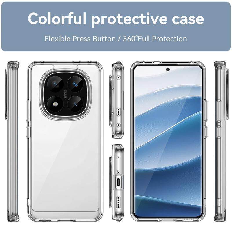 For Poco X7 Case Cover Xiaomi Poco X7 PocoX7 X 7 Capas New Colour Shockproof Phone Bumper Back Transparent Clear Fundas Poco X7