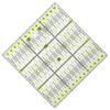 Acrylic Quilters  Ruler Double Colored Grid Lines Clear Mark Square Quilting Sewing Ruler