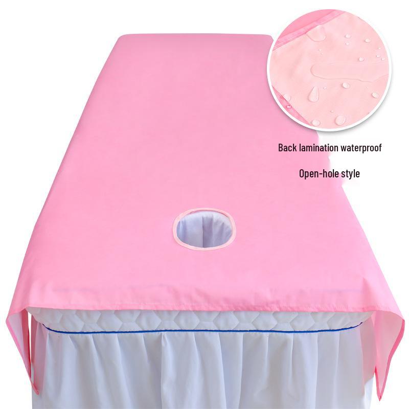 Waterproof Oilproof Beauty Bed Sheet with Hole for Massage and Beauty Salon