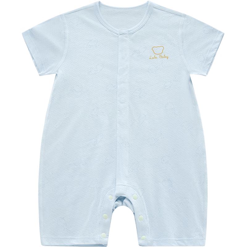 Labby Baby Summer Mesh Short Sleeve Romper Sleepsuit