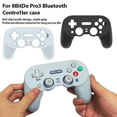 Silicone Case For 8BitDo Pro3 Bluetooth Gaming Console Dustproof And Anti-fall Cover Solid Color Shockproof Protective Sleeve