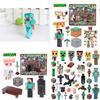 Minecraft Puzzle Action Figures Collection High-quality Home Decor And Gift For Gamers