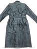 Lambskin Women's Leather Trench Coat Fit Genuine New Black Handmade Soft Casual