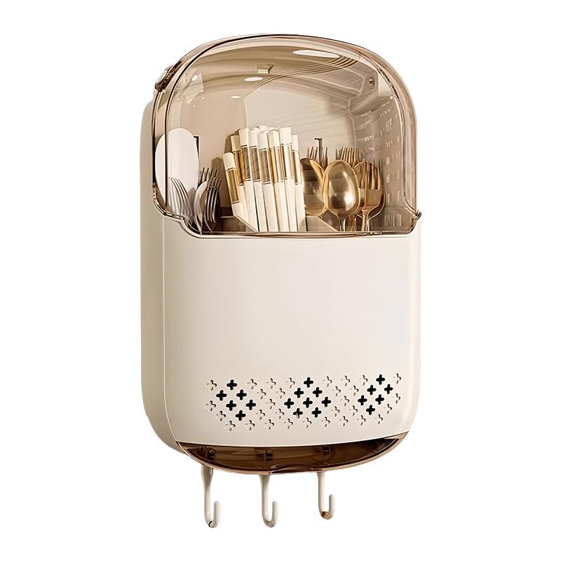 Wall Mounted Household Kitchen Chopstick Storage Box