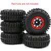 Durable Soft Rubber 2.2" Rock Crawler Tires With Foam For Axial Scx10 Wraith Trx-4