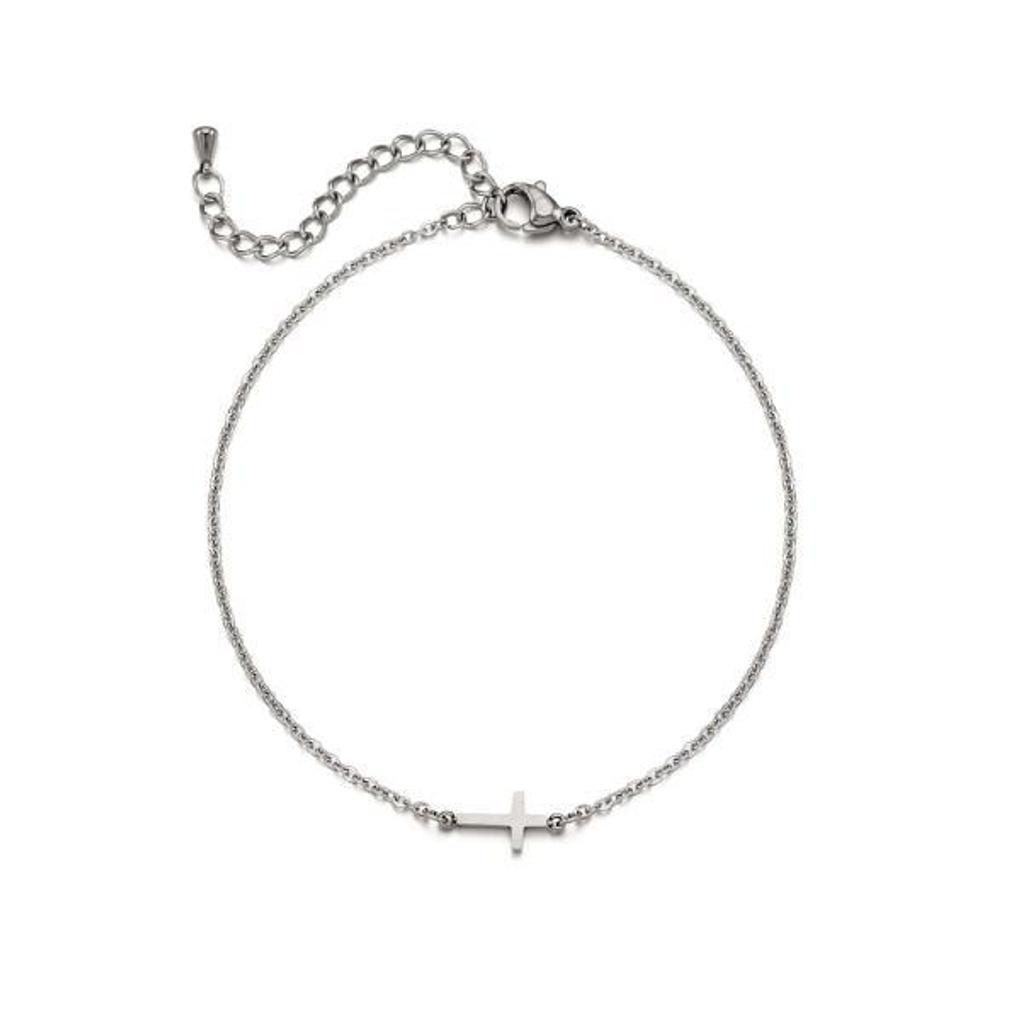 

Slim Cross Chain Anklet OTA122401TWW Basic (photo color)