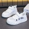 Children's board shoes 2025 spring new soft-soled versatile casual boys sports shoes student school girls white shoes