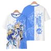 Games Wuthering Waves Galbrenr 3D Print T-Shirts Streetwear Men Fashion Oversized O-Neck Short Sleeved