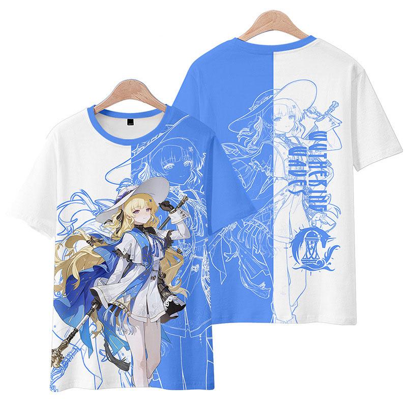 Games Wuthering Waves Galbrenr 3D Print T-Shirts Streetwear Men Fashion Oversized O-Neck Short Sleeved