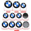 7Pcs Steering Wheel Center Sticker Front Rear Car Badge Wheel Hub Center Cover For BMW M X1F48 E12 F22 F87 X3F25 E61 F16 G15