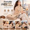 USB Powered Heating Wrap Heated Shawl Wraps for Women, Wearable Blanket, Portable Blanket Soft Knit Warm with 3 Heat Settings & Fast Heating,