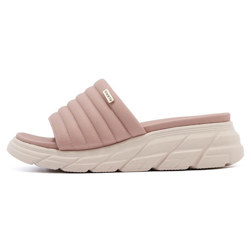 New Spring And Summer Thick-Soled Heeled Sandals Lightweight Non-Slip Comfortable And Casual Women's Shoes Anti-Slip Fashion